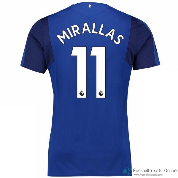 Everton Trikot Heim Mirallas 2017-18 Fussballtrikots Günstig